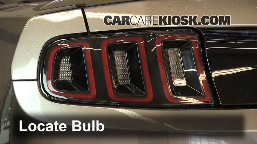 2013 Ford Mustang 3.7L V6 Convertible Lights Reverse Light (replace bulb)